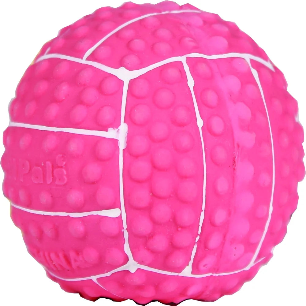 Products 827940 Li L Pals Latex Volleyball Dog Toys - Pink, 2 In.